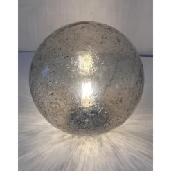 Pamono Italian Fume Table Lamp in Murano Glass by Simoeng