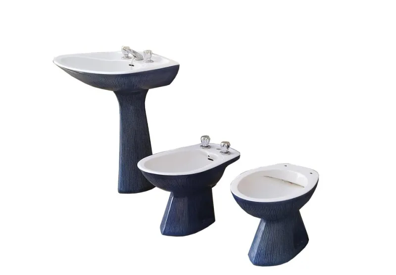 Hot Pamono Italian Gardena Bathroom Fixtures by Antonia Campi for Sci Laveno, 1970s, Set of 3