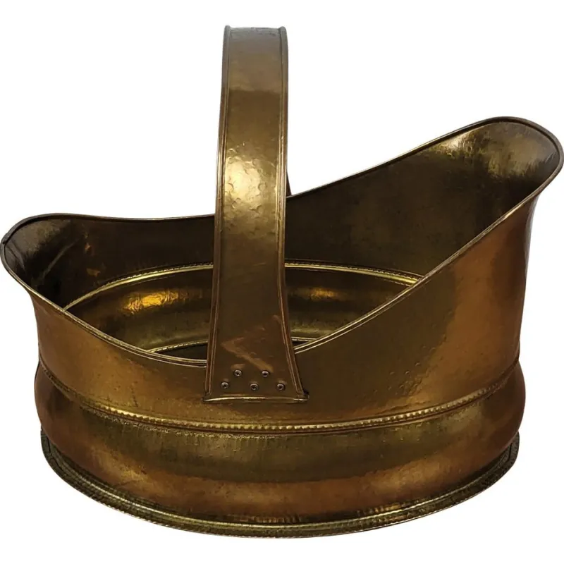 Pamono Italian Gilt Brass Bronze Fireplace Wood Log Holder Rack by Milo Baughman, 1970s> Fireplaces And Mantels