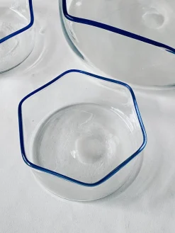 Pamono Italian Glass Bowls, Set of 6><noscript><img width=