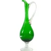Pamono Italian Green Glass Carafe from Empoli, 1970s