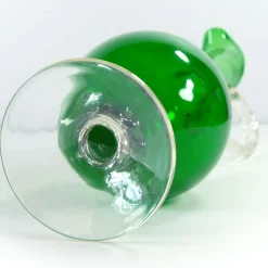 Pamono Italian Green Glass Carafe from Empoli, 1970s
