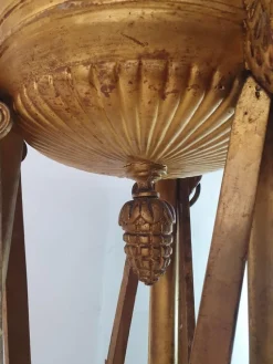 New Pamono Italian Guilded Gueridon Pedestal, 1750s