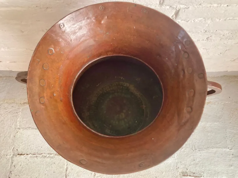 Clearance Pamono Italian Hammered Copper Jugs, 1890s, Set of 3