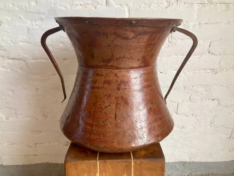 Clearance Pamono Italian Hammered Copper Jugs, 1890s, Set of 3