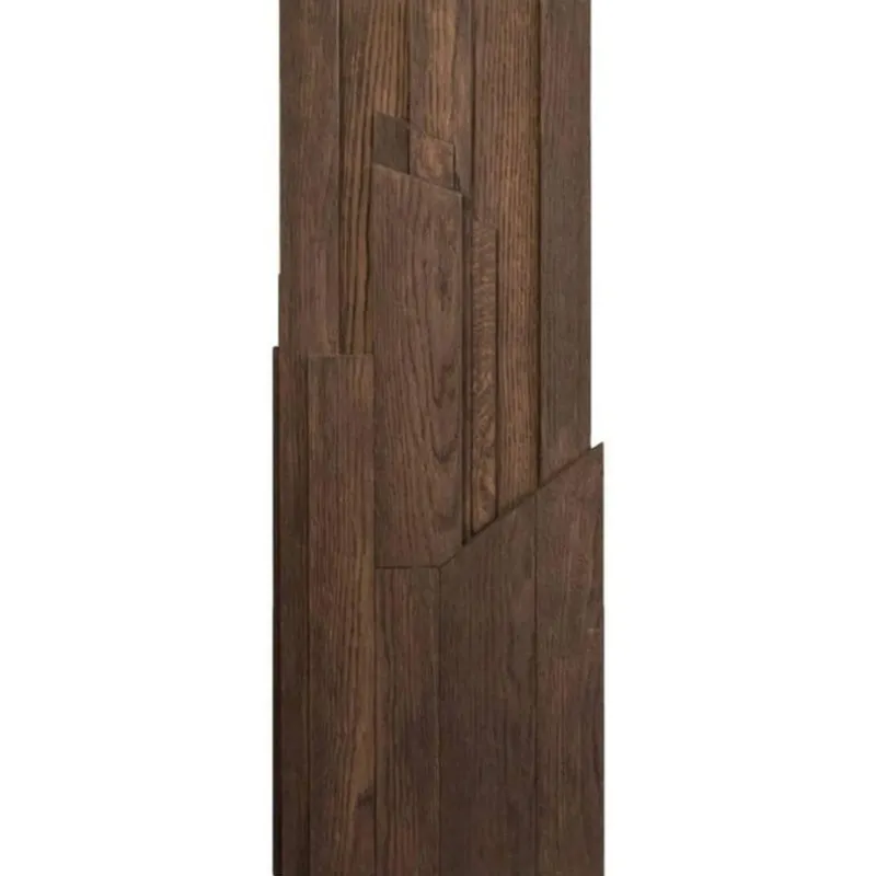 Pamono Italian Hand-Carved Oak Wood Column by Dimore Di Lucia Valzelli> Pedestals And Columns