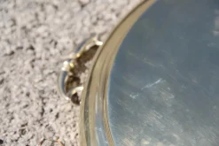 Clearance Pamono Italian Hand-Hammered Brass Tray, 1970s