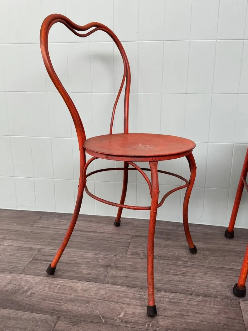 Pamono Italian Iron Garden Chairs, 1950s, Set of 4> Garden Seating