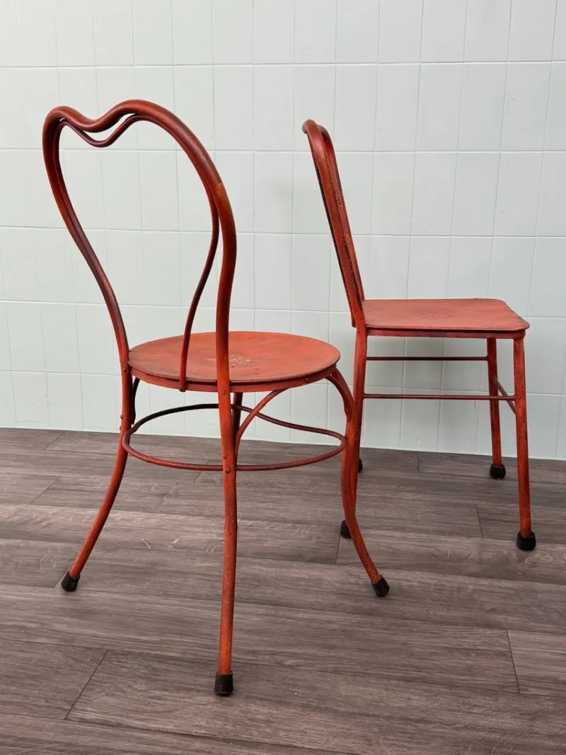 Pamono Italian Iron Garden Chairs, 1950s, Set of 4> Garden Seating