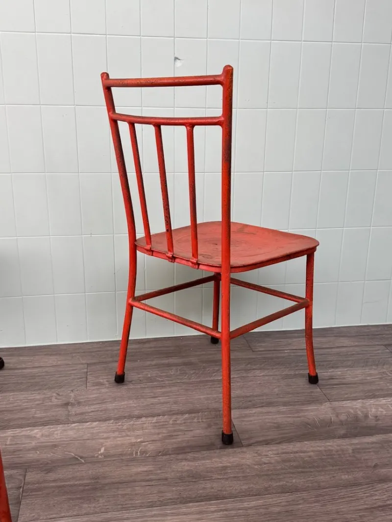 Pamono Italian Iron Garden Chairs, 1950s, Set of 4> Garden Seating