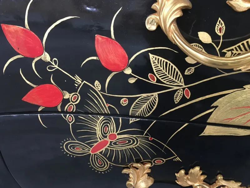 Sale Pamono Italian Lacquered Wooden Chest of Drawers by Ghidini Bosco