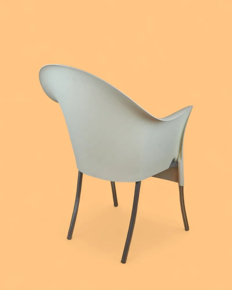 Clearance Pamono Italian Lord Yo Chairs and Lord Yi Square Table by Philippe Starck for Driade, 1990s, Set of 5