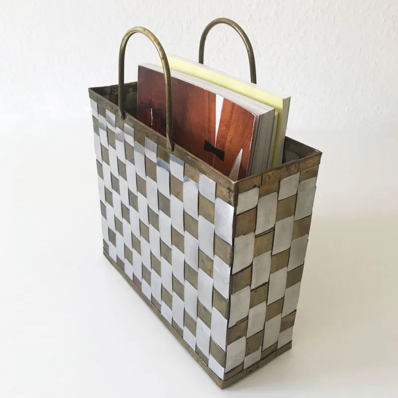 Best Pamono Italian Magazine Rack, 1970s