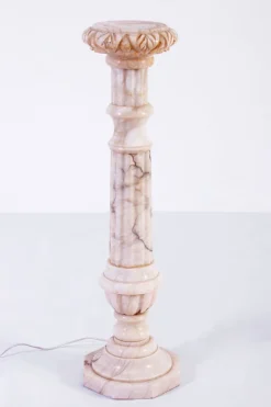 Outlet Pamono Italian Marble Column with Lighting, 1950s