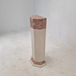 Pamono Italian Marble Pedestal, 1980s><noscript><img width=