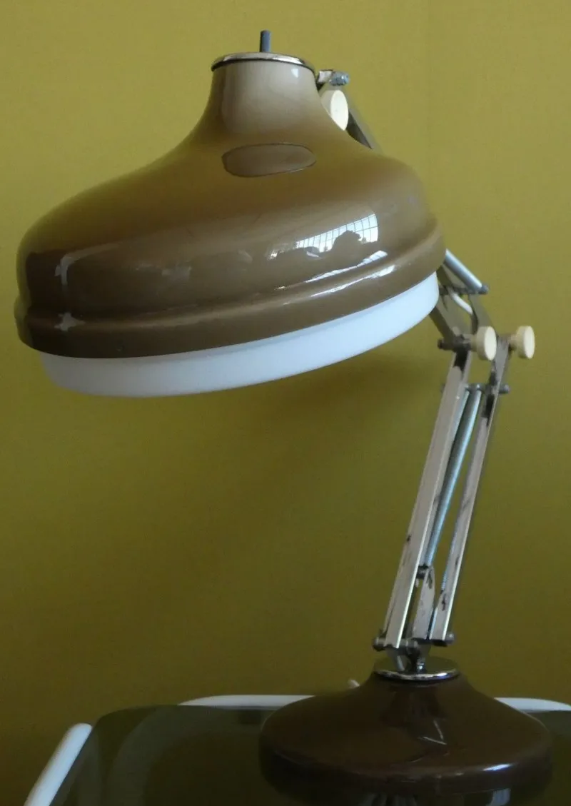 Pamono Italian Metal Table Lamp, 1960s> Table Lamps