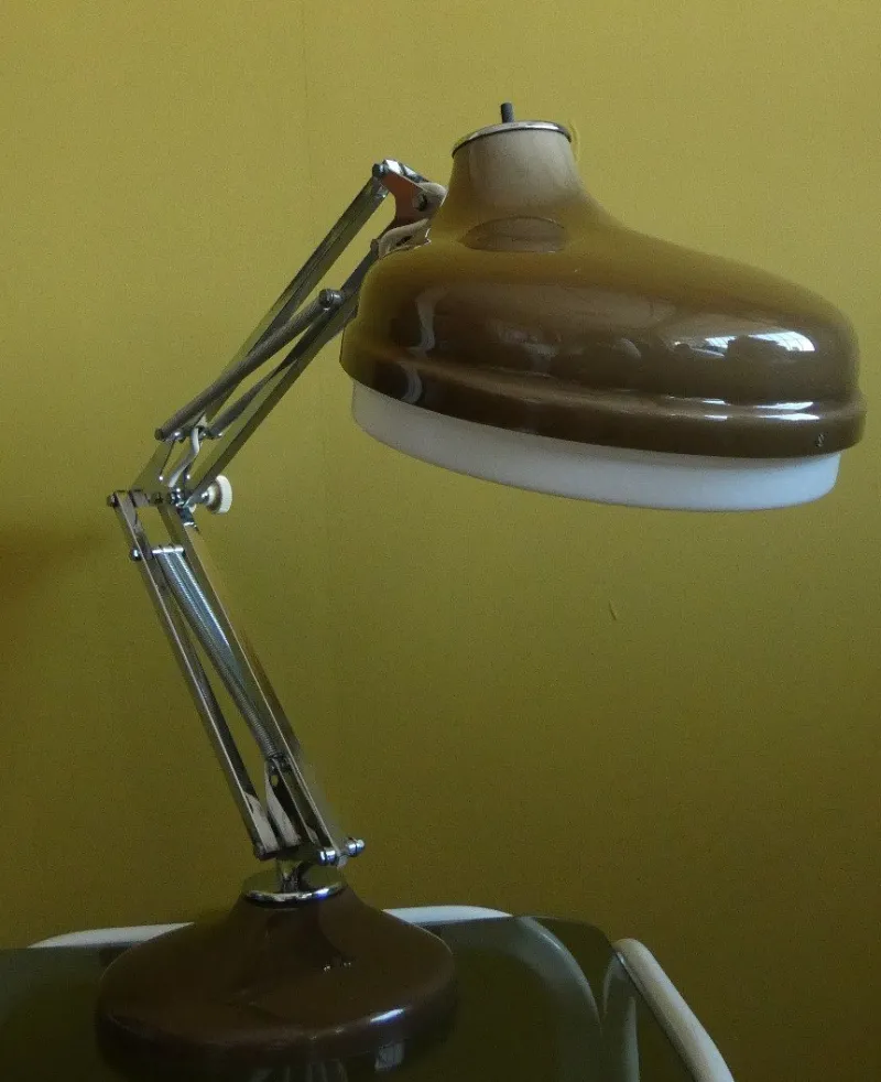 Pamono Italian Metal Table Lamp, 1960s> Table Lamps