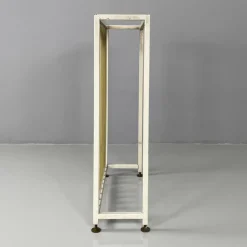 Pamono Italian Mid-Century Modern Beige and White Metal Radiator Cover, 1950s><noscript><img width=