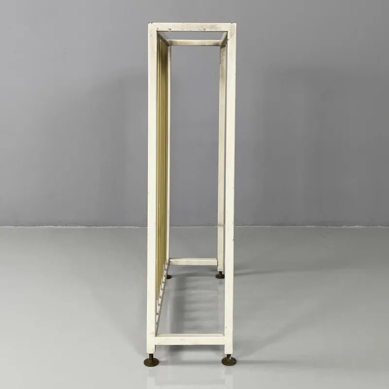 Pamono Italian Mid-Century Modern Beige and White Metal Radiator Cover, 1950s> Architectural Elements