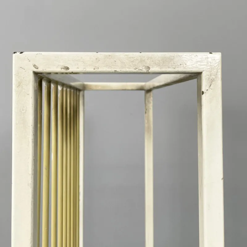 Pamono Italian Mid-Century Modern Beige and White Metal Radiator Cover, 1950s> Architectural Elements