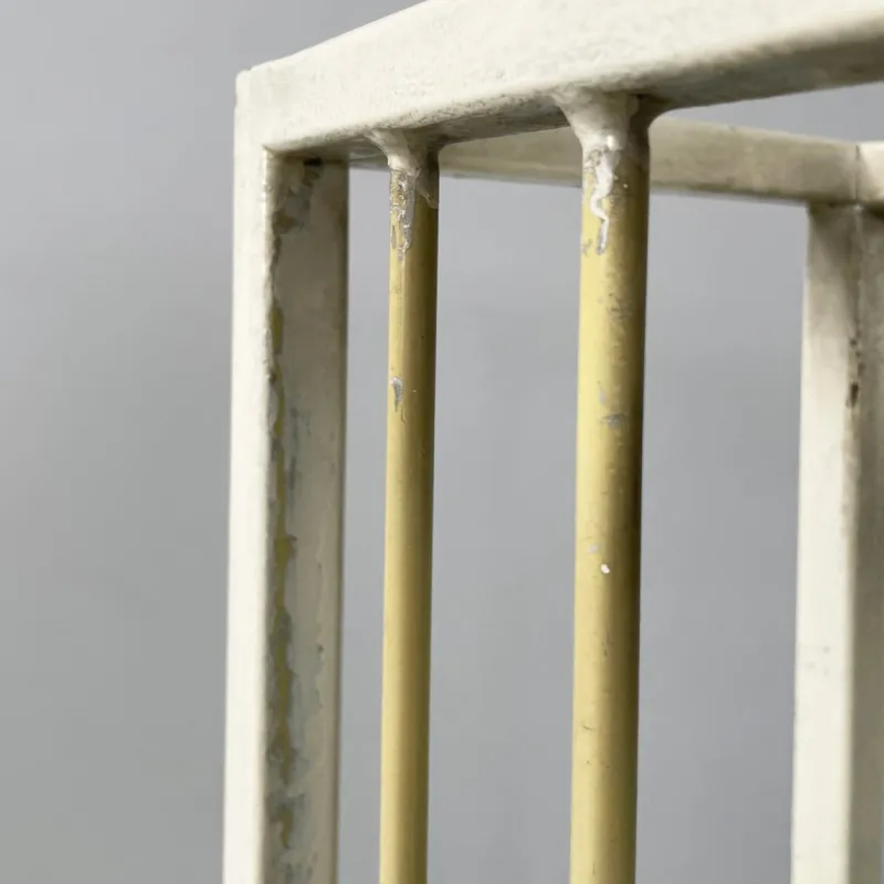 Pamono Italian Mid-Century Modern Beige and White Metal Radiator Cover, 1950s> Architectural Elements
