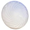 Online Pamono Italian Milky-White Swirls Murano Glass Wall Sconce by Simoeng