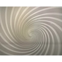 Online Pamono Italian Milky-White Swirls Murano Glass Wall Sconce by Simoeng