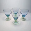Pamono Italian Model Bahia Ice Cream Sundae Bowls, 1980s, Set of 4> Bowls