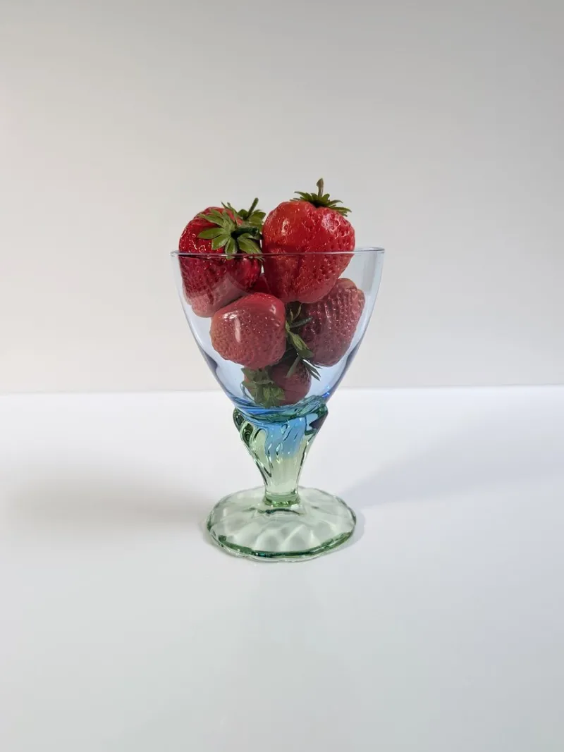 Pamono Italian Model Bahia Ice Cream Sundae Bowls, 1980s, Set of 4> Bowls