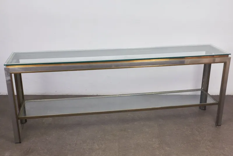 New Pamono Italian Modern Console Table, 1970s