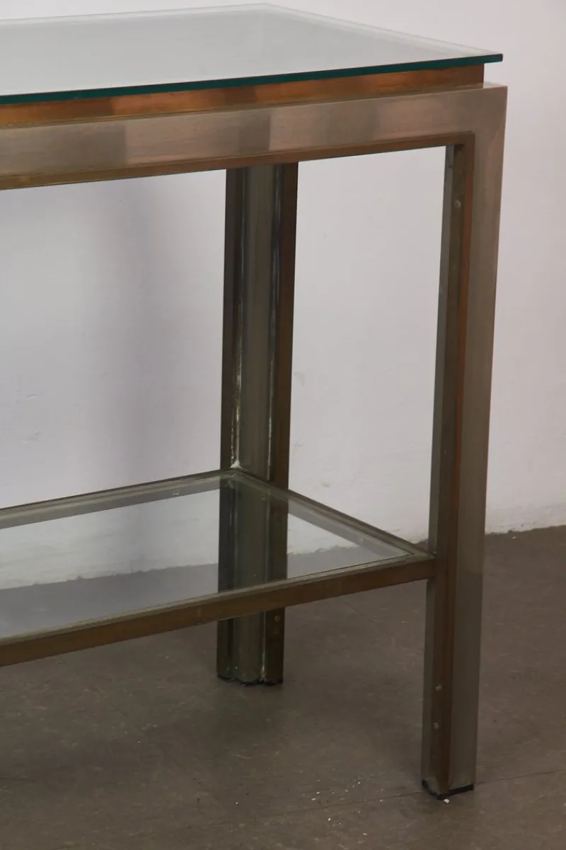 New Pamono Italian Modern Console Table, 1970s