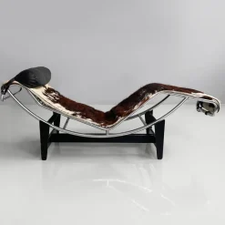 Pamono Italian Modern LC4 Chaise Lounge by Le Corbusier, Pierre Jeanneret and Charlotte Perriand for Cassina, 1970s> Daybeds & Chaises Lounges