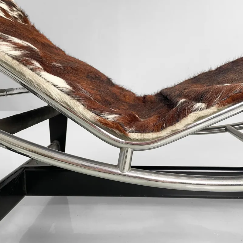 Pamono Italian Modern LC4 Chaise Lounge by Le Corbusier, Pierre Jeanneret and Charlotte Perriand for Cassina, 1970s> Daybeds & Chaises Lounges