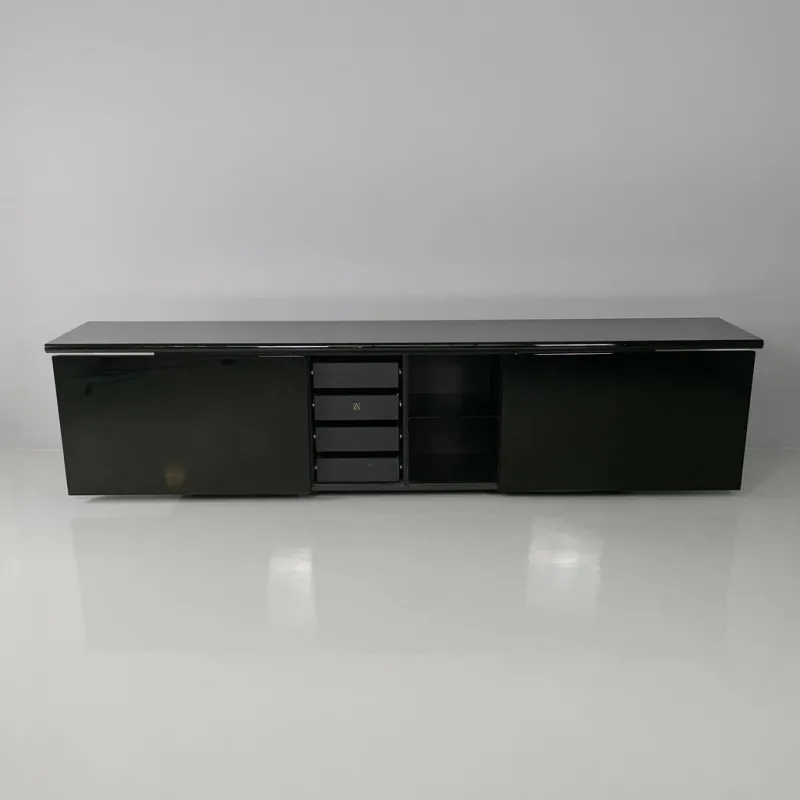 Pamono Italian Modern Sheraton Sideboard by Stoppino Acerbis for Acerbis, 1980s> Sideboards & Buffets