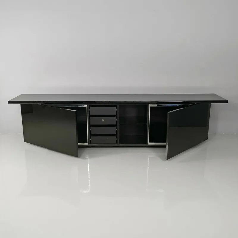 Pamono Italian Modern Sheraton Sideboard by Stoppino Acerbis for Acerbis, 1980s> Sideboards & Buffets