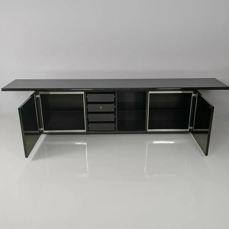 Pamono Italian Modern Sheraton Sideboard by Stoppino Acerbis for Acerbis, 1980s> Sideboards & Buffets