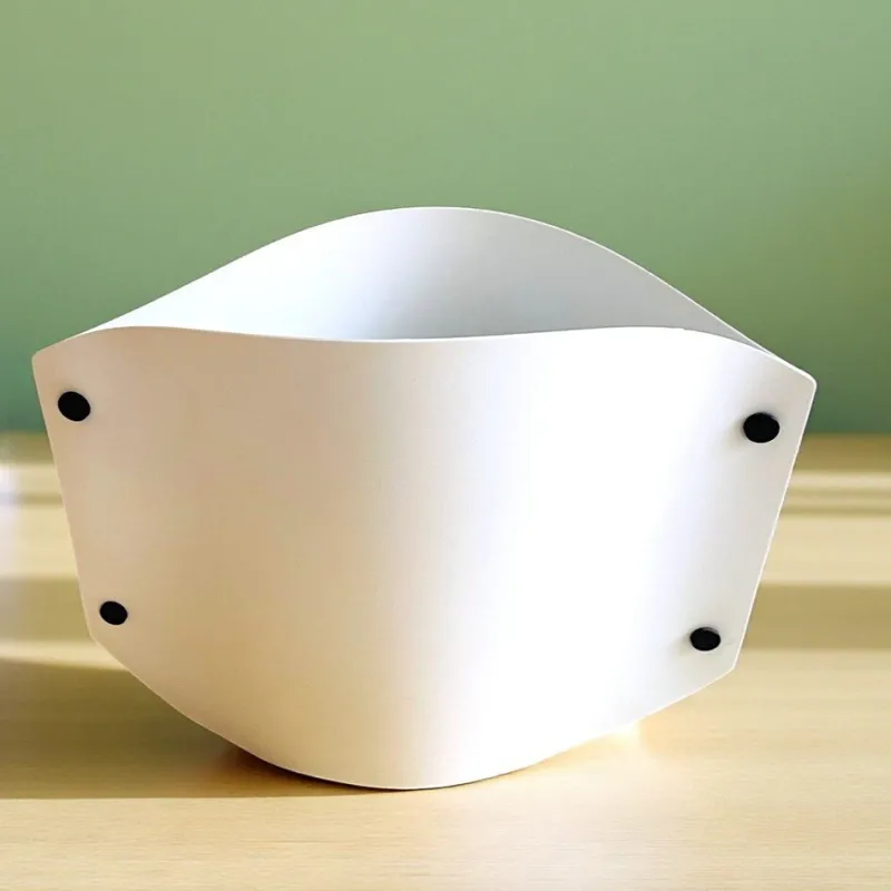 Discount Pamono Italian Modern Vela Table Lamp in White Acrylic by Samuel Parker, 1980s