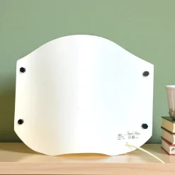 Discount Pamono Italian Modern Vela Table Lamp in White Acrylic by Samuel Parker, 1980s
