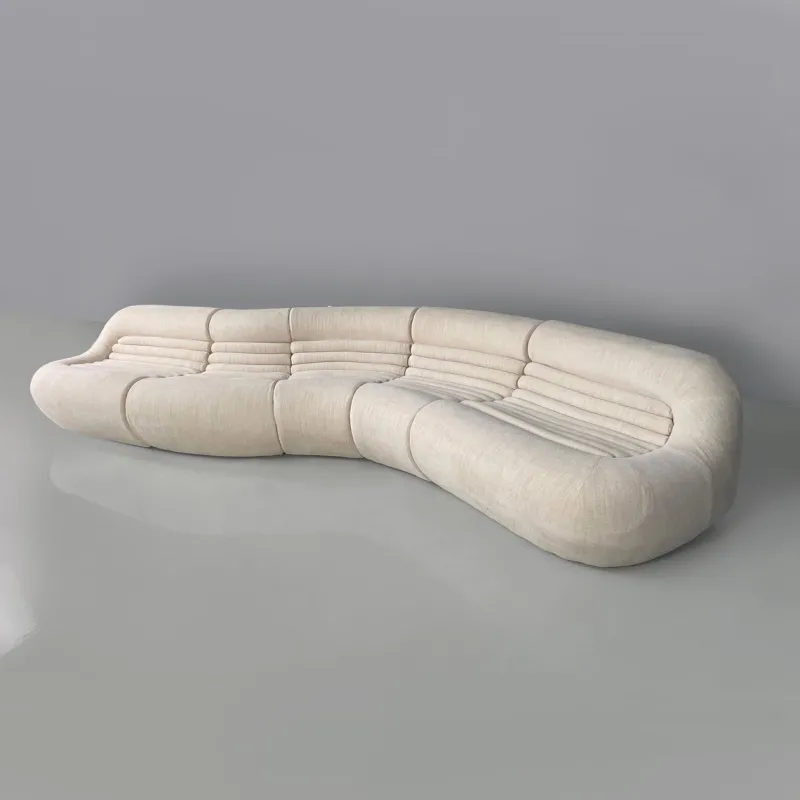 Pamono Italian Modern White Carrera Sofa attributed to De Pas, Durbino and Lomazzi for B&B Italia, 1970s> Couches & Sofas