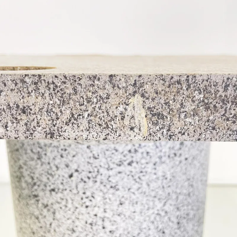 Outlet Pamono Italian Modern Wood Painted as Stone Pedestal Column, 1990s
