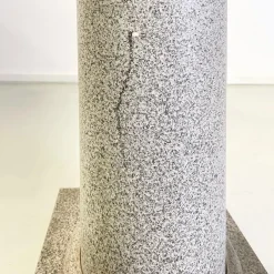 Outlet Pamono Italian Modern Wood Painted as Stone Pedestal Column, 1990s