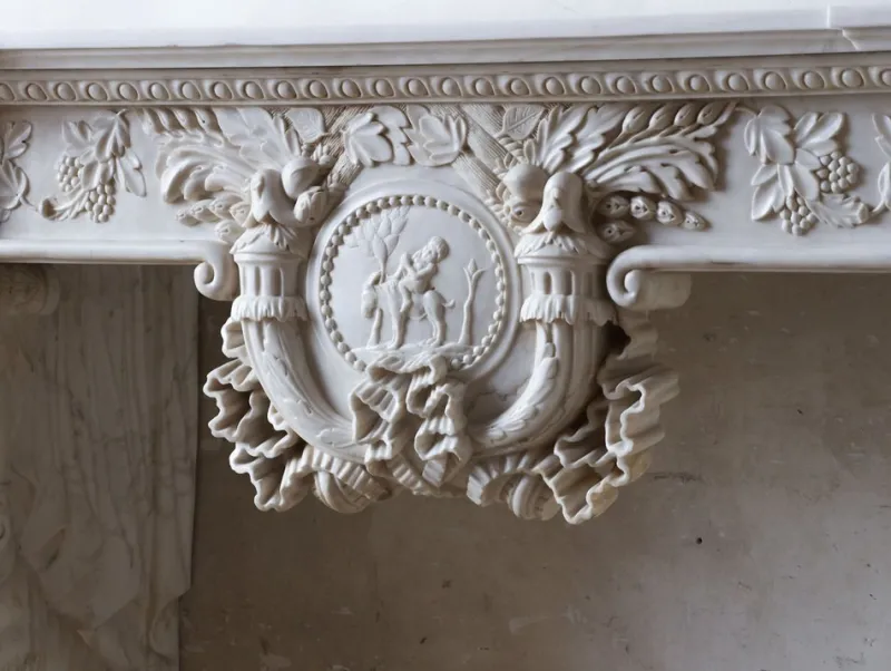 Pamono Italian Monumental Mantelpiece> Fireplaces And Mantels