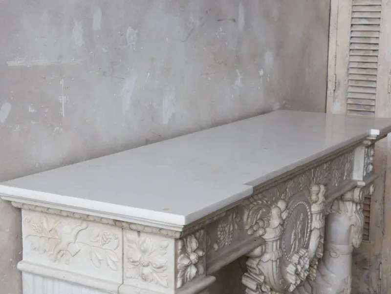 Pamono Italian Monumental Mantelpiece> Fireplaces And Mantels
