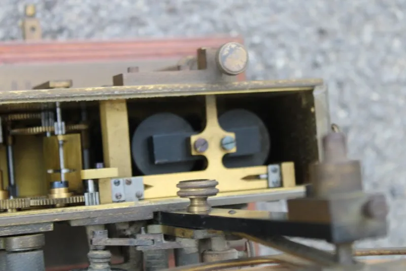 Pamono Italian Morse Telegraph in Brass, 1880s> Electronics