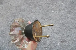 Pamono Italian Murano and Brass Knob Handles from Seguso, 1950, Set of 2><noscript><img width=