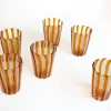 Best Pamono Italian Murano Cocktail Glasses in the style of Gio Ponti, 2004, Set of 6