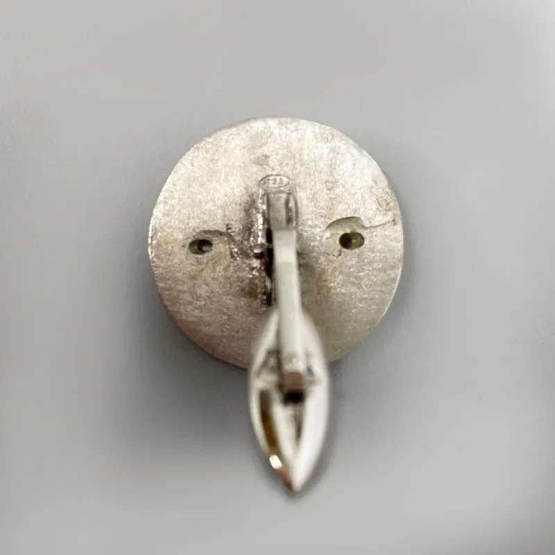Pamono Italian Murano Glass and Silver 926 Cufflinks by Constantini Gioielli, 1990s, Set of 2> Cufflinks