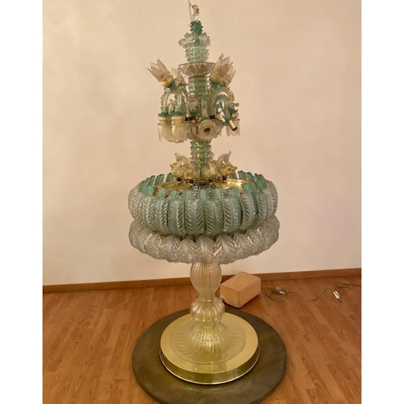 Pamono Italian Murano Glass Floor Lamp by Simoeng> Floor Lamps