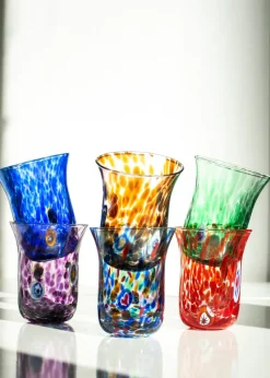 Pamono Italian Murano Glasses by Mariana Iskra for Ribes, 2010, Set of 6> Glassware