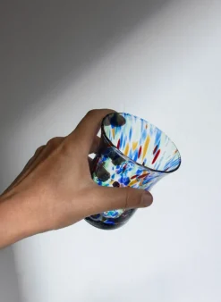 Pamono Italian Murano Glasses by Mariana Iskra for Ribes, 2010, Set of 6><noscript><img width=